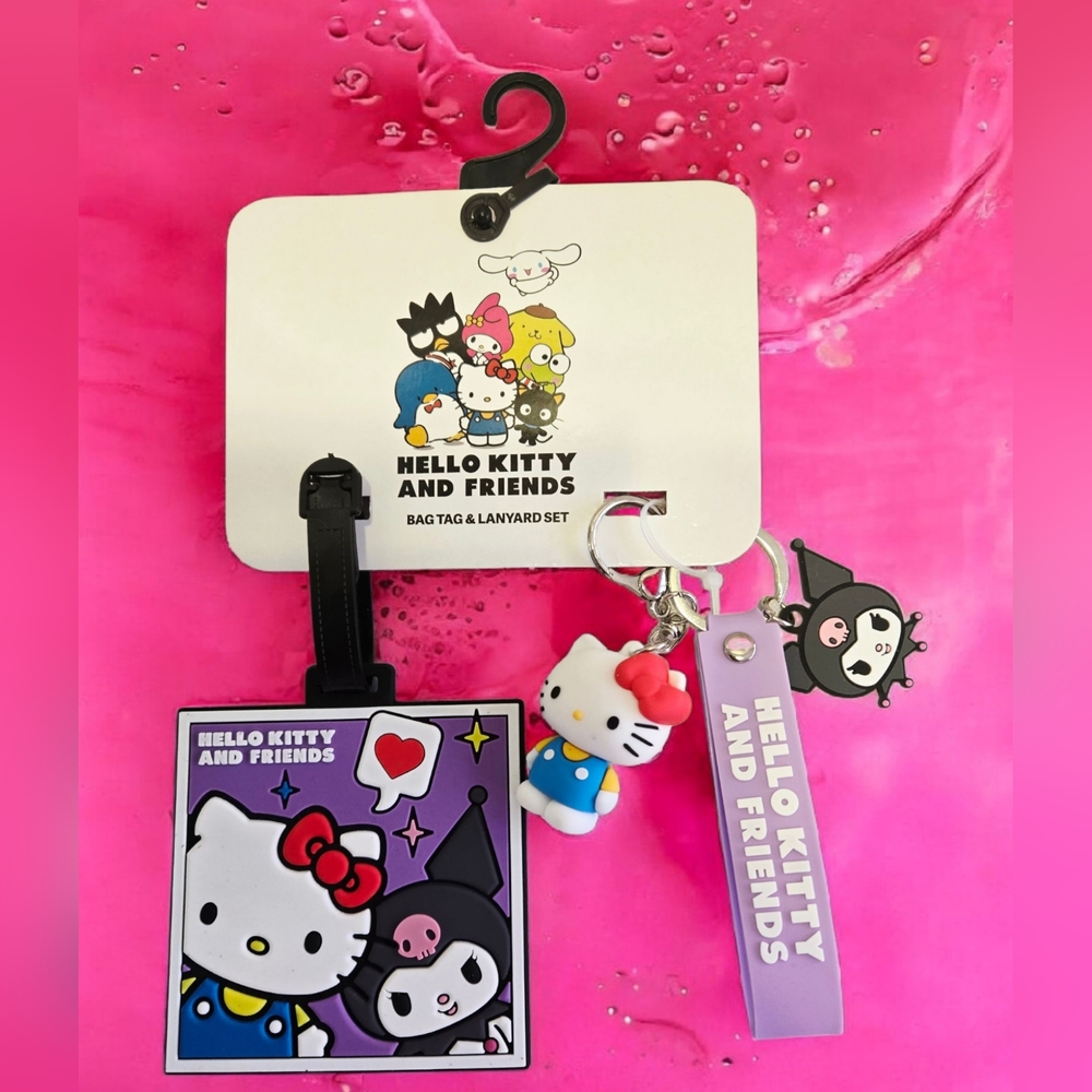 🆕️Hello Kitty and Friends Bag Tag & Landyard Set. New With Tags.